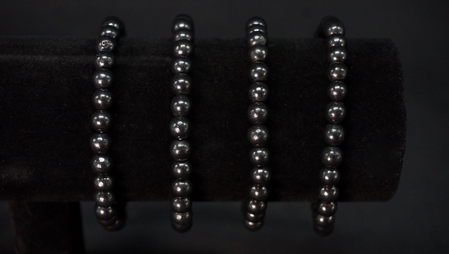 Obsidian Bead Bracelet