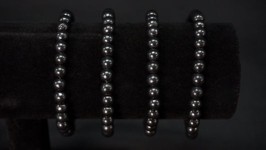 Obsidian Bead Bracelet