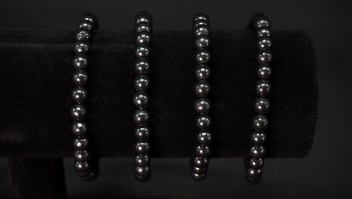 Obsidian Bead Bracelet