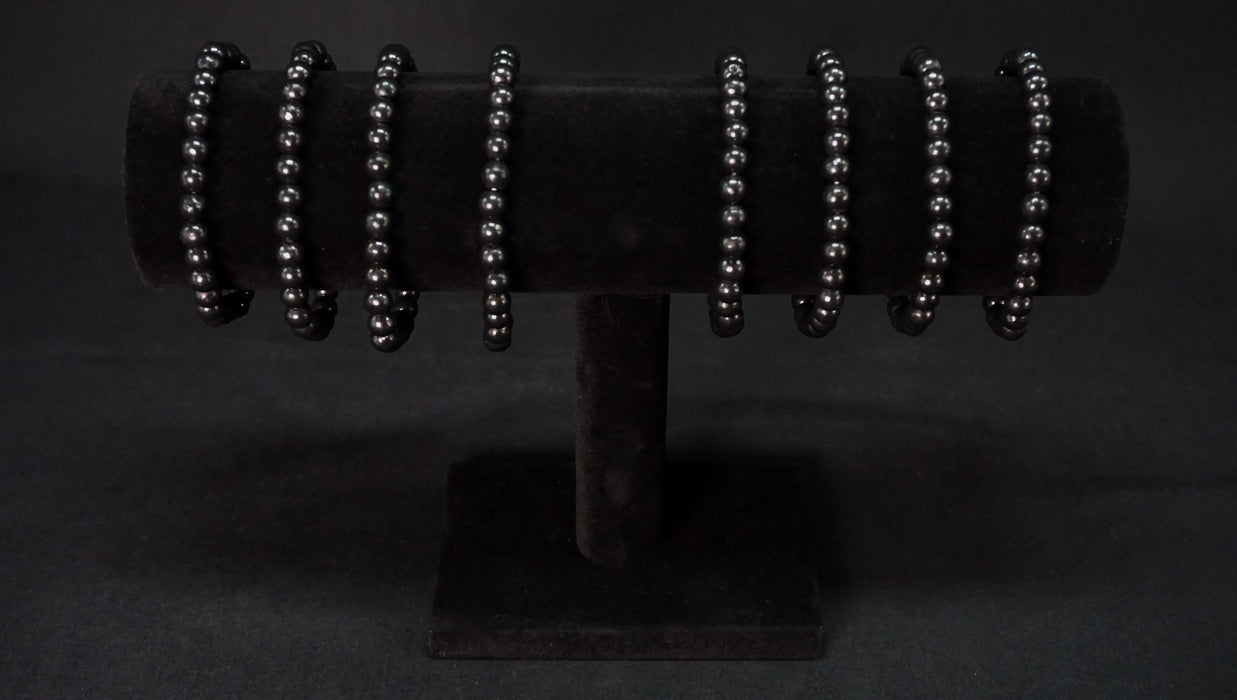 Obsidian Bead Bracelet