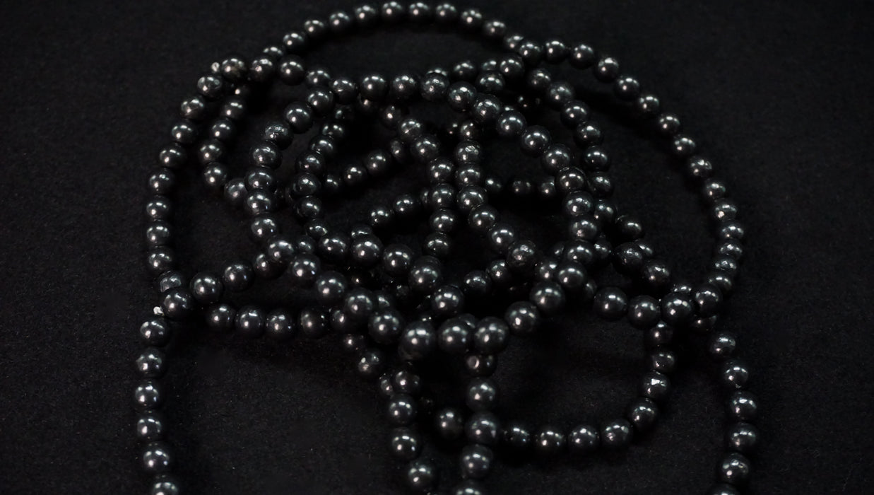 Obsidian Bead Bracelet