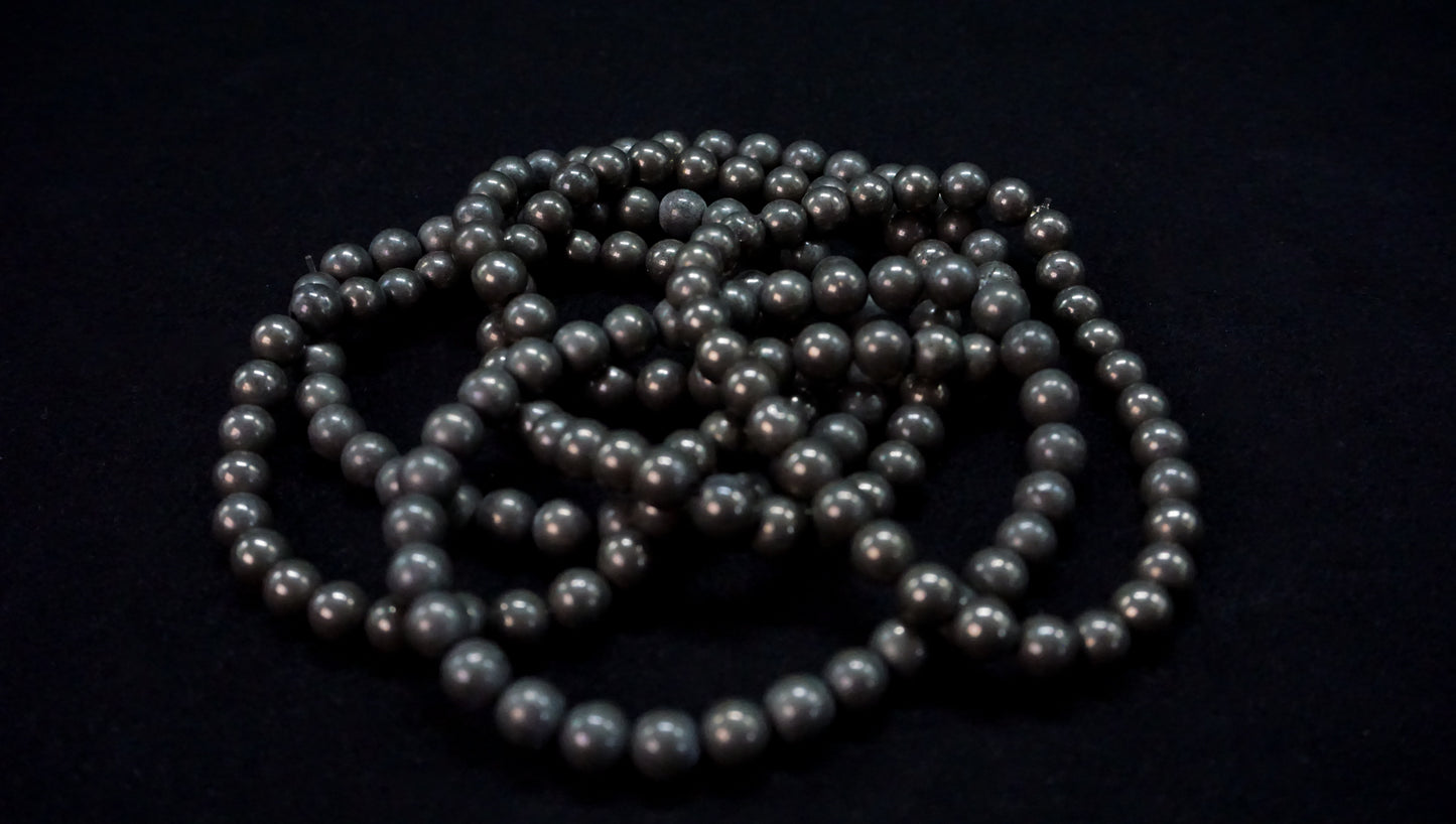 Pyrite Bead Bracelet
