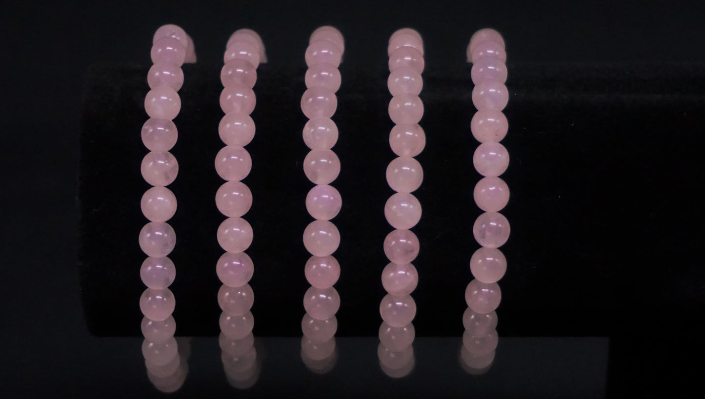 Rose Quartz Beaded Bracelet