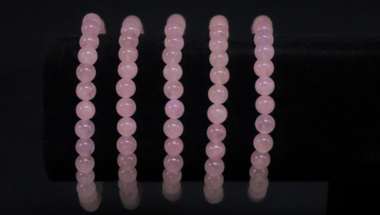 Rose Quartz Beaded Bracelet