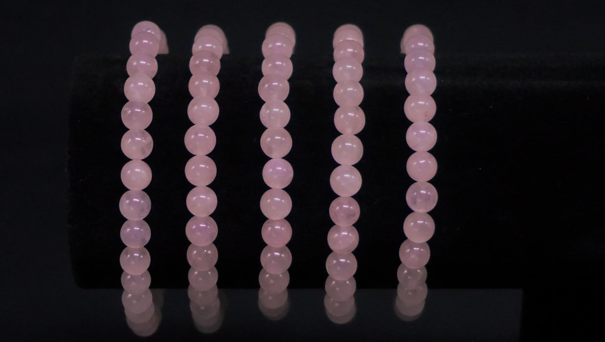 Rose Quartz Beaded Bracelet