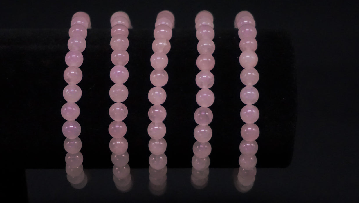 Rose Quartz Beaded Bracelet