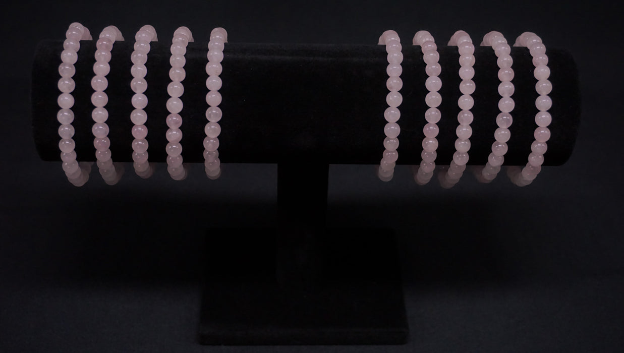 Rose Quartz Beaded Bracelet