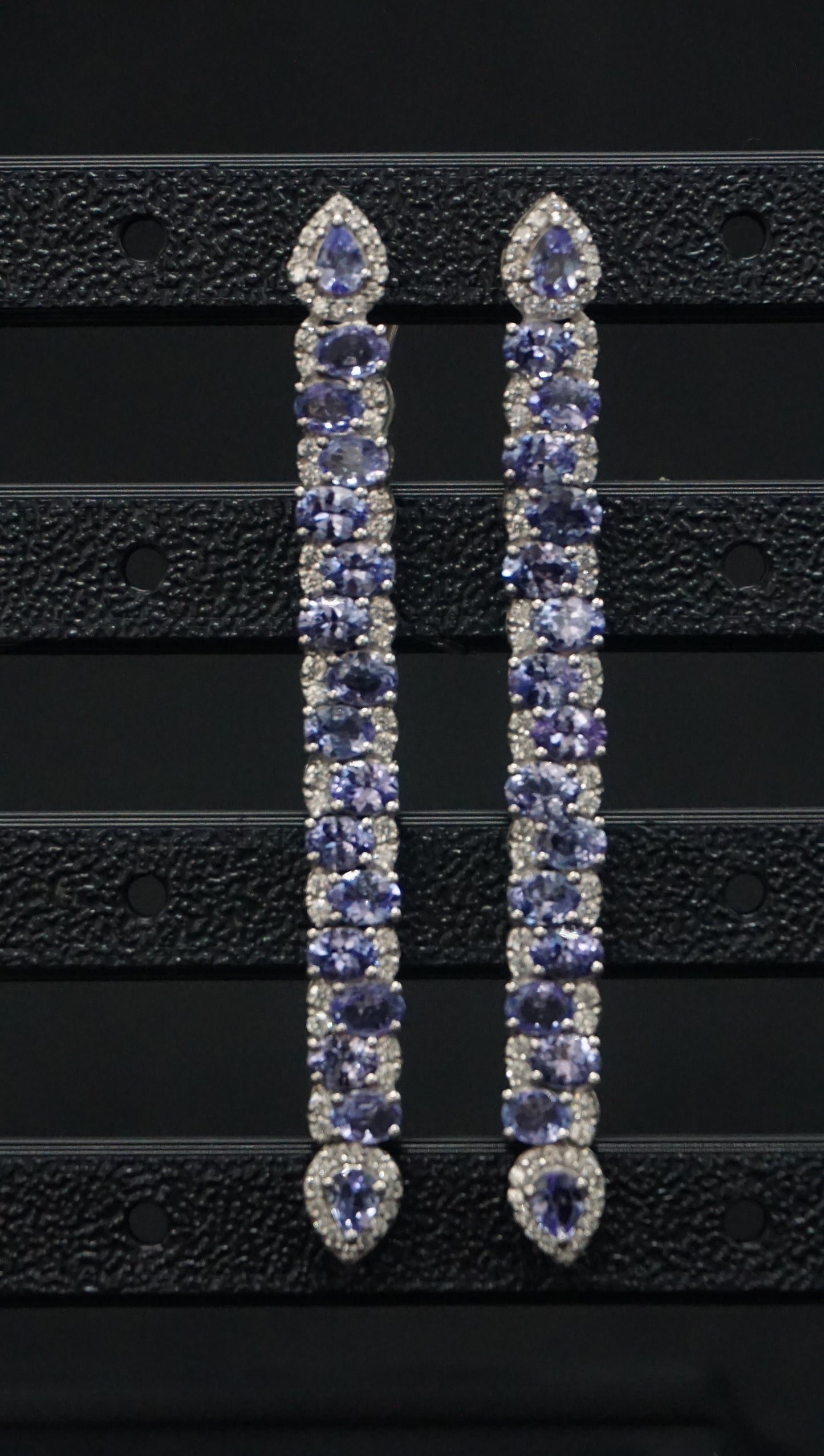 Amethyst Mosaic Earrings