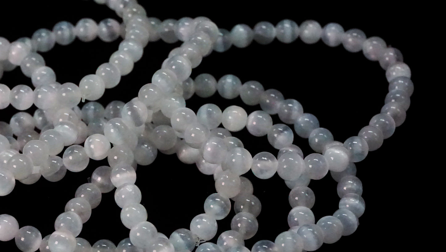 Selenite Bead Bracelet